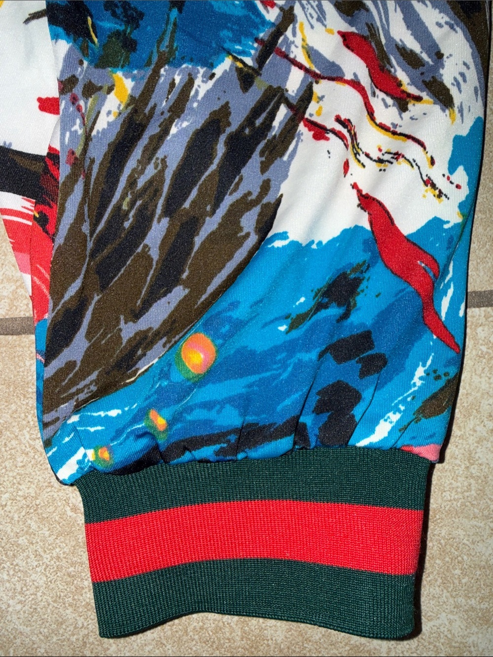 Mango Multicolor Abstract Fruit Print Track Jacket & Joggers Set - Picture 5 of 12